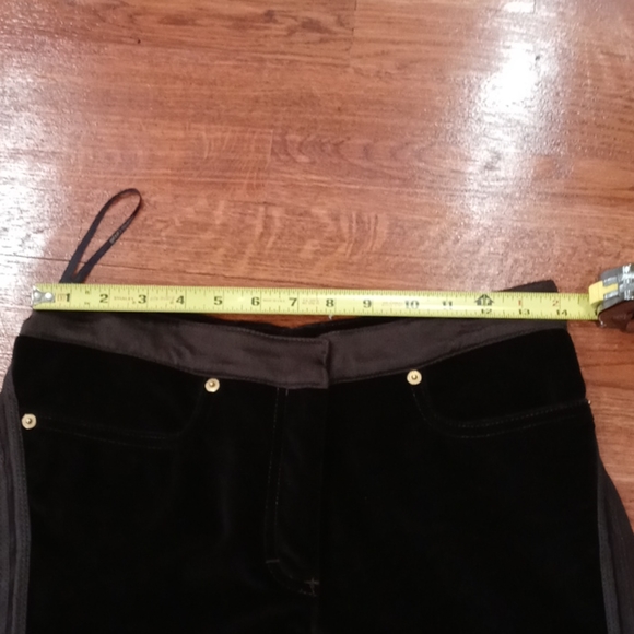 Roberto Cavalli velour & satin short pants - Picture 11 of 11